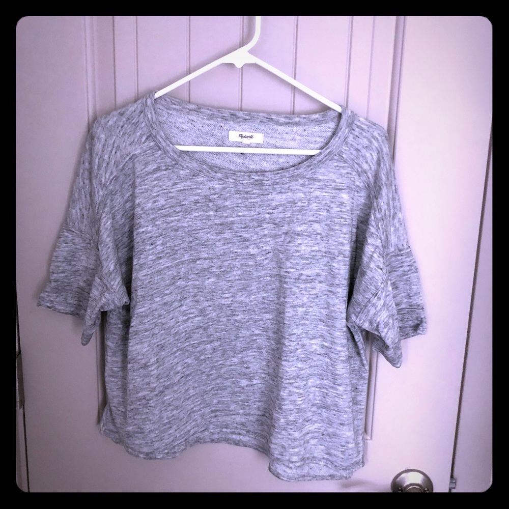 Madewell Cropped Sweatshirt Top